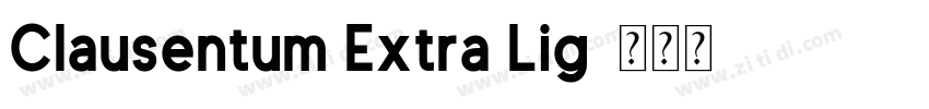 Clausentum Extra Lig字体转换